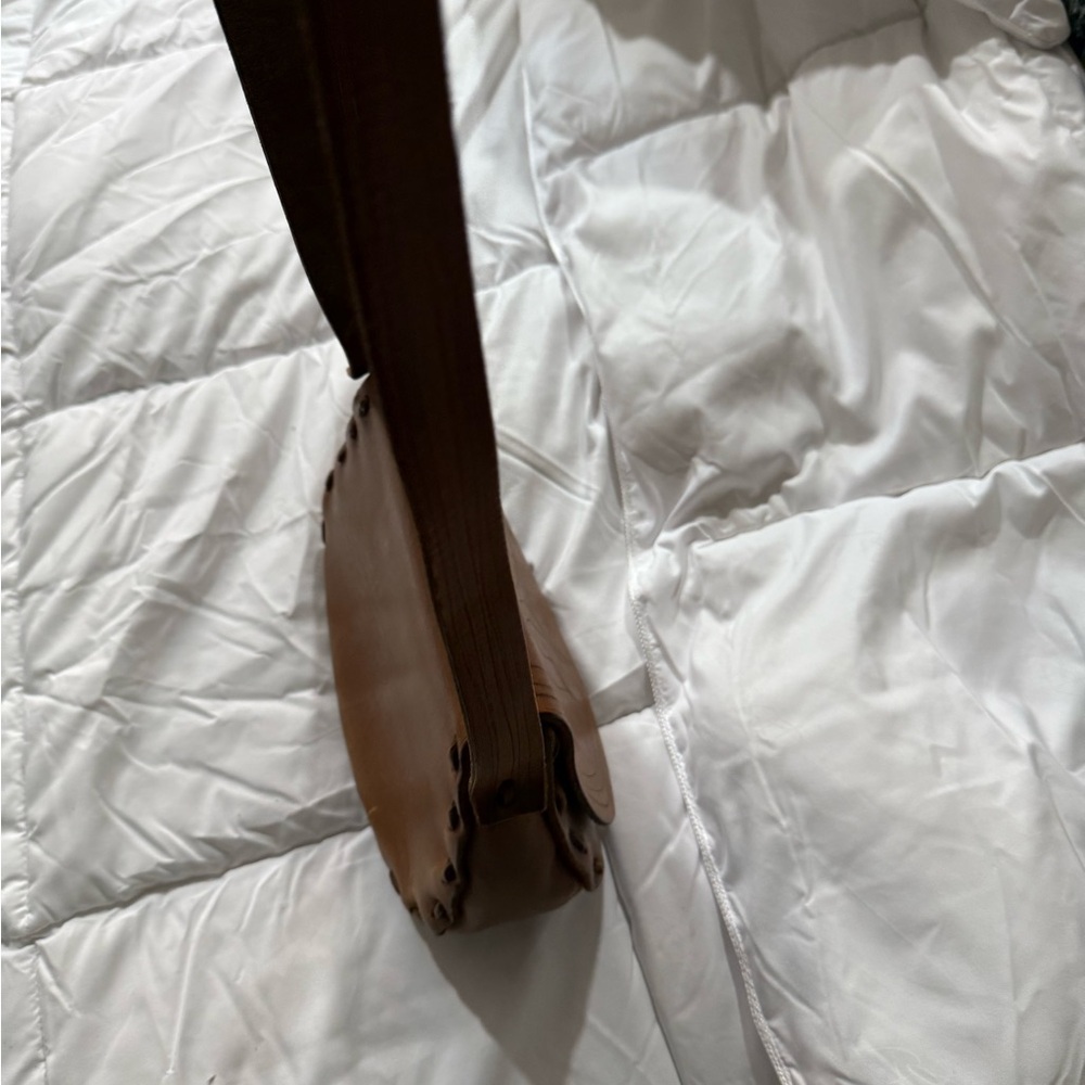 Brown Leather Shoulder Bag - Picture 3 of 3